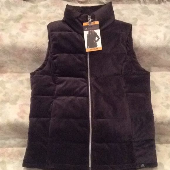 SOLD! ZeroXposur Womens Size Medium Gray Velour Vest - Picture 2 of 5